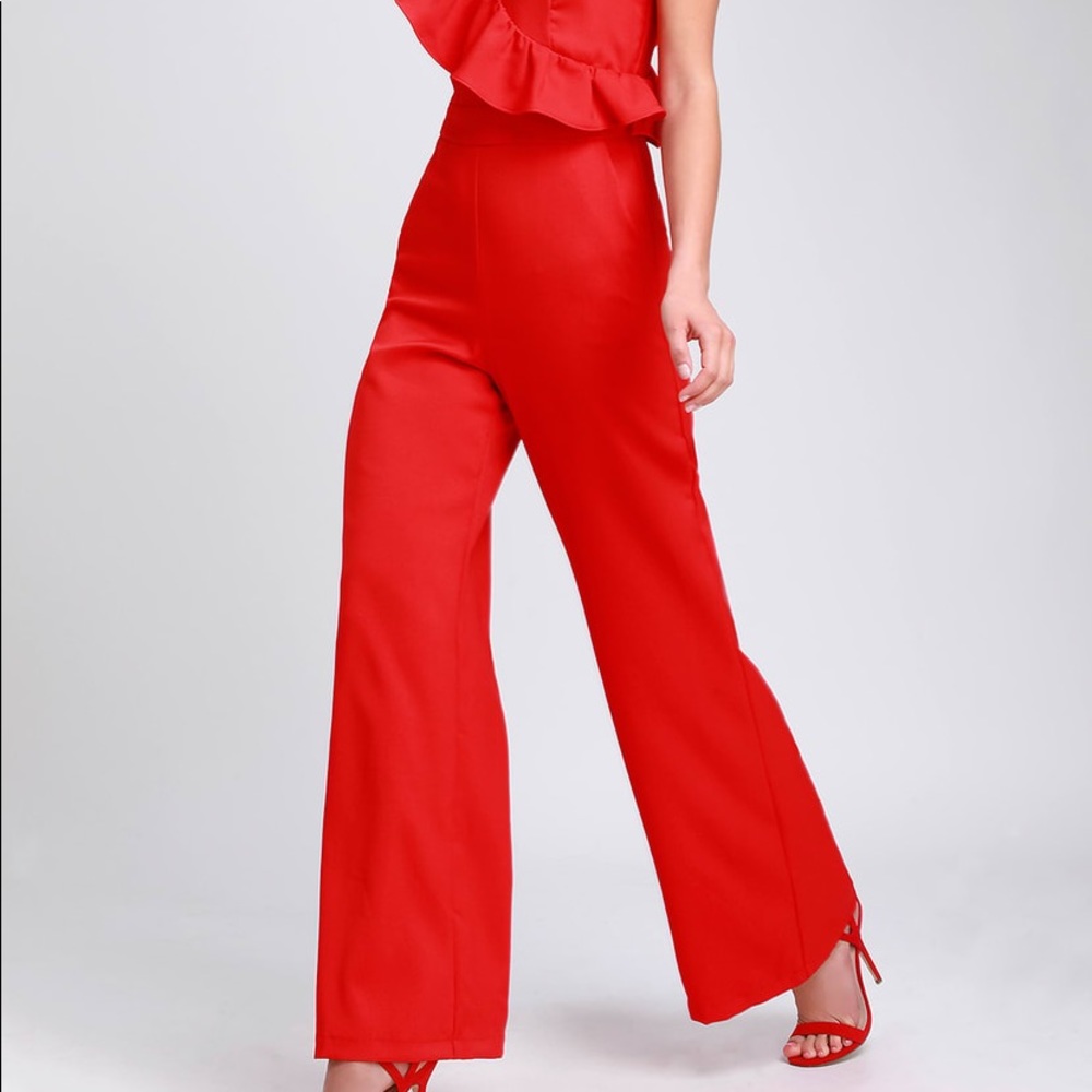 NWT Do + Be Giada Sleeveless Ruffle Jumpsuit - S - Picture 5 of 8